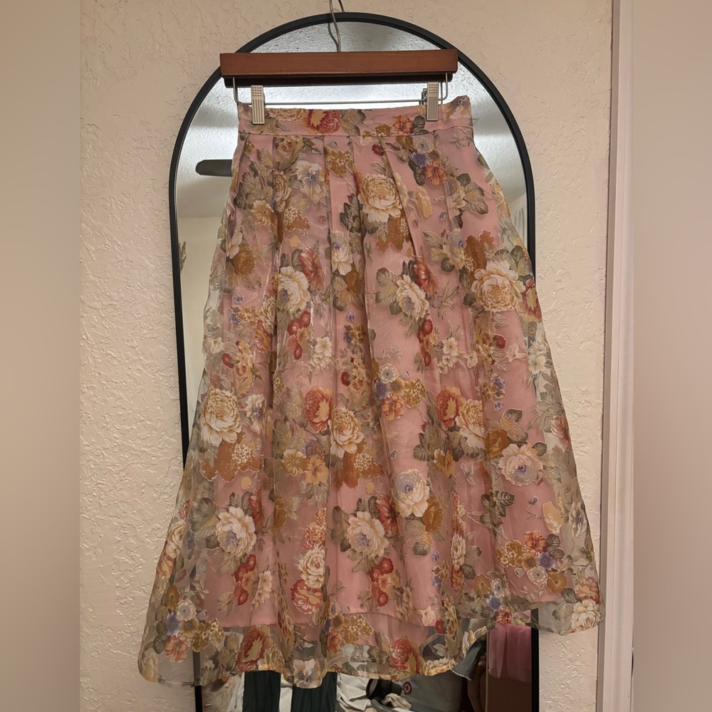 Gently used Floral Skirt
